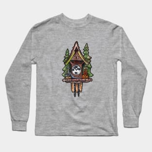 Witchy Cuckoo Clock Long Sleeve T-Shirt